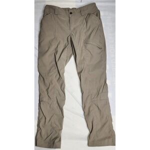 Duluth Trading Co Womens Khaki Cargo Outdoor Hiking Pants Size 6x29 Outdoors
